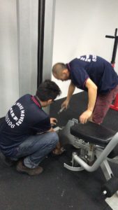 MOVING A GYM EQUIPEMNT