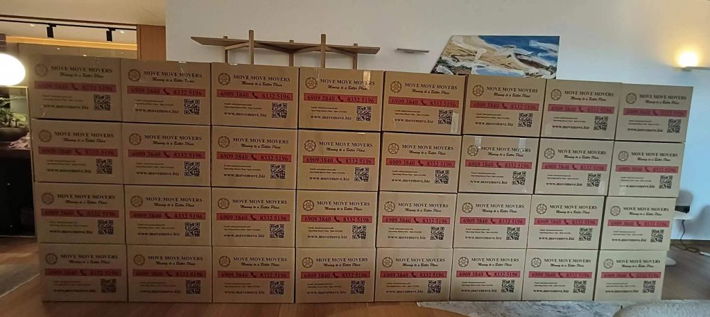 Boxes of Move Move Movers