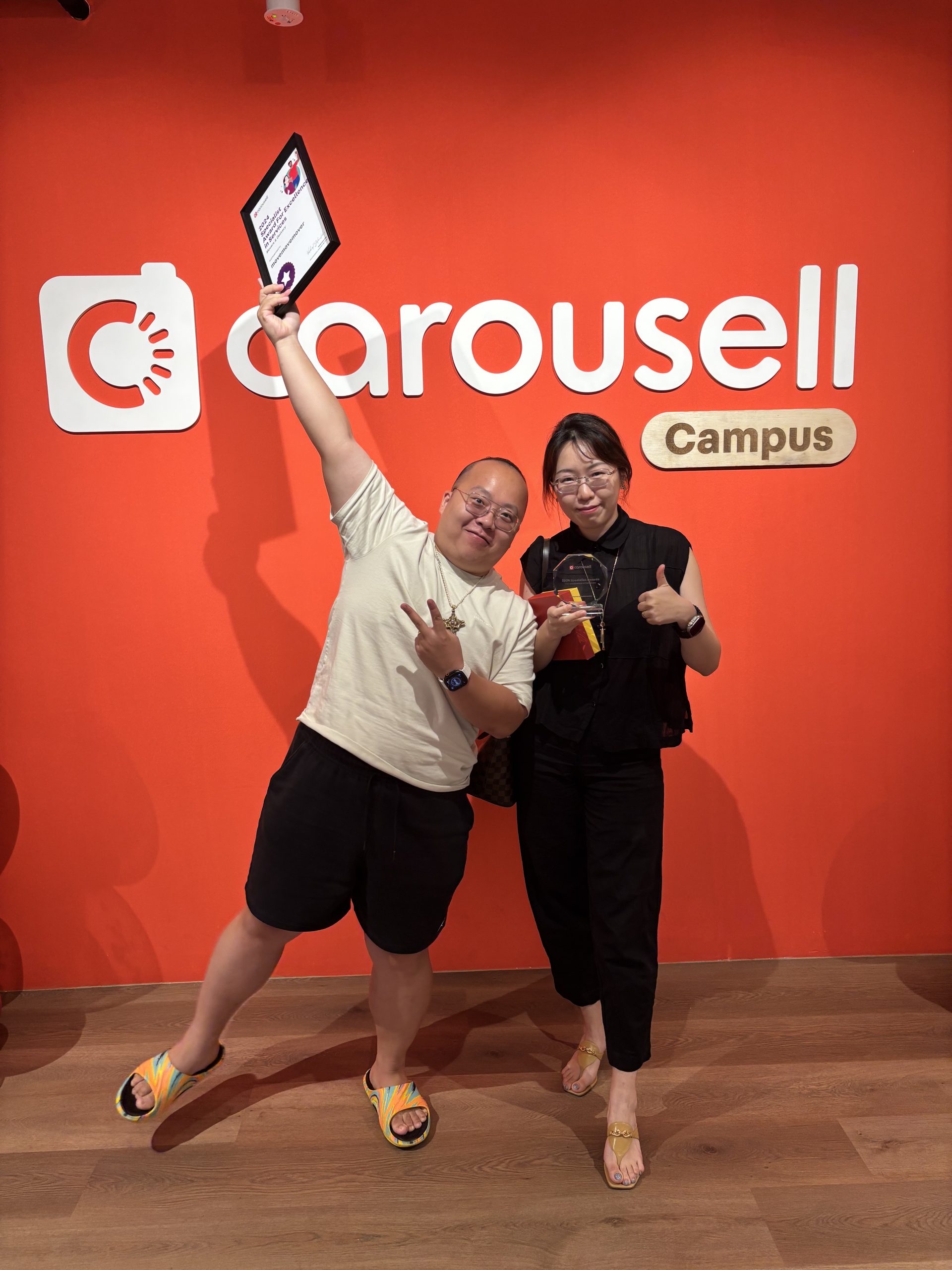 Proud winners of Carousell’s 2024 Best Service Provider