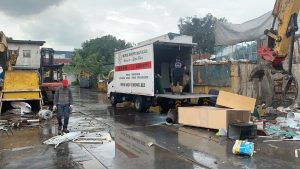 Move Move Movers disposal truck handling bulky-item clearance in Singapore
