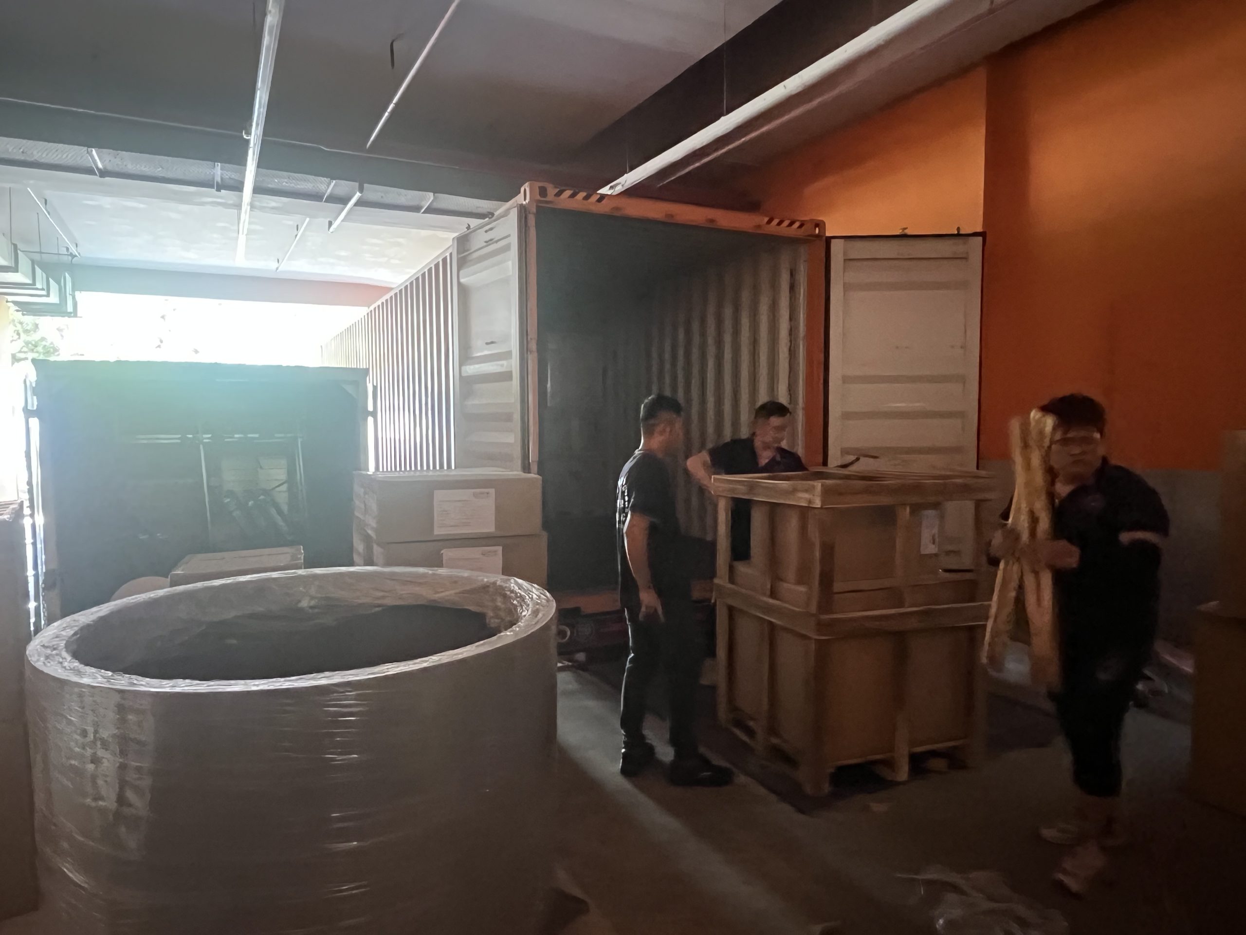 Mixed leftovers and loose items inside a disposal truck in Singapore