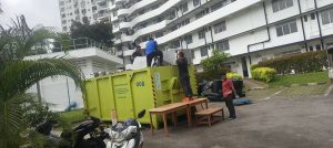 Sorted recyclables for eco-friendly disposal
