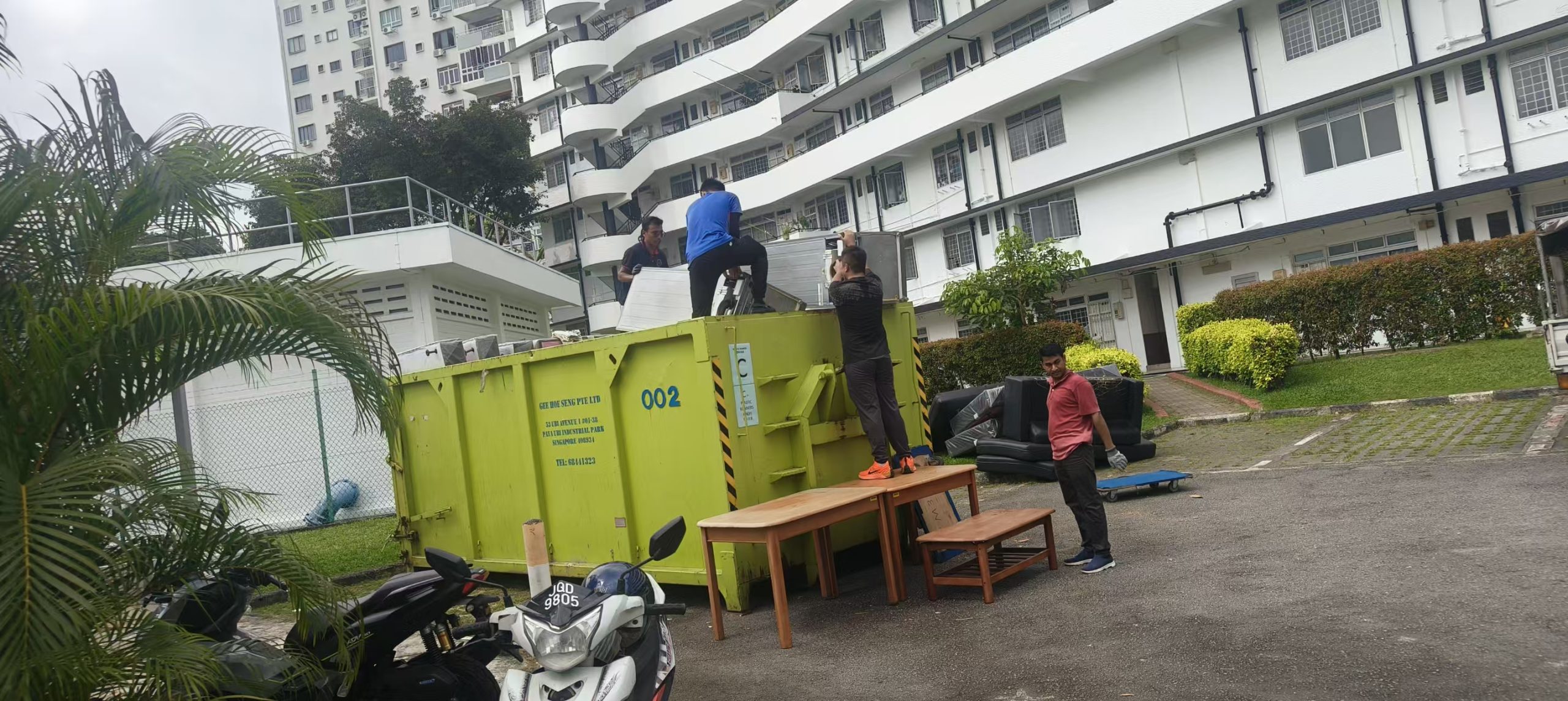 Sorted recyclables for eco-friendly disposal