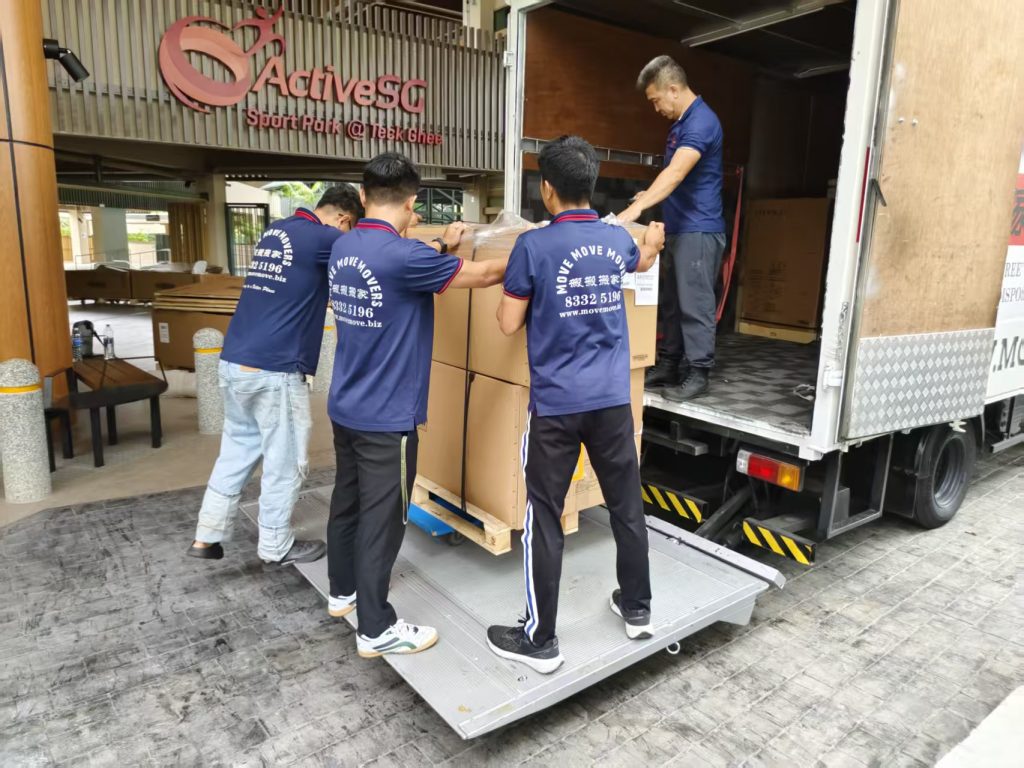 Activesg facility relocation – commercial moving project in singapore – move move movers Professional commercial movers managing an ActiveSG facility relocation in Singapore with full compliance and coordination