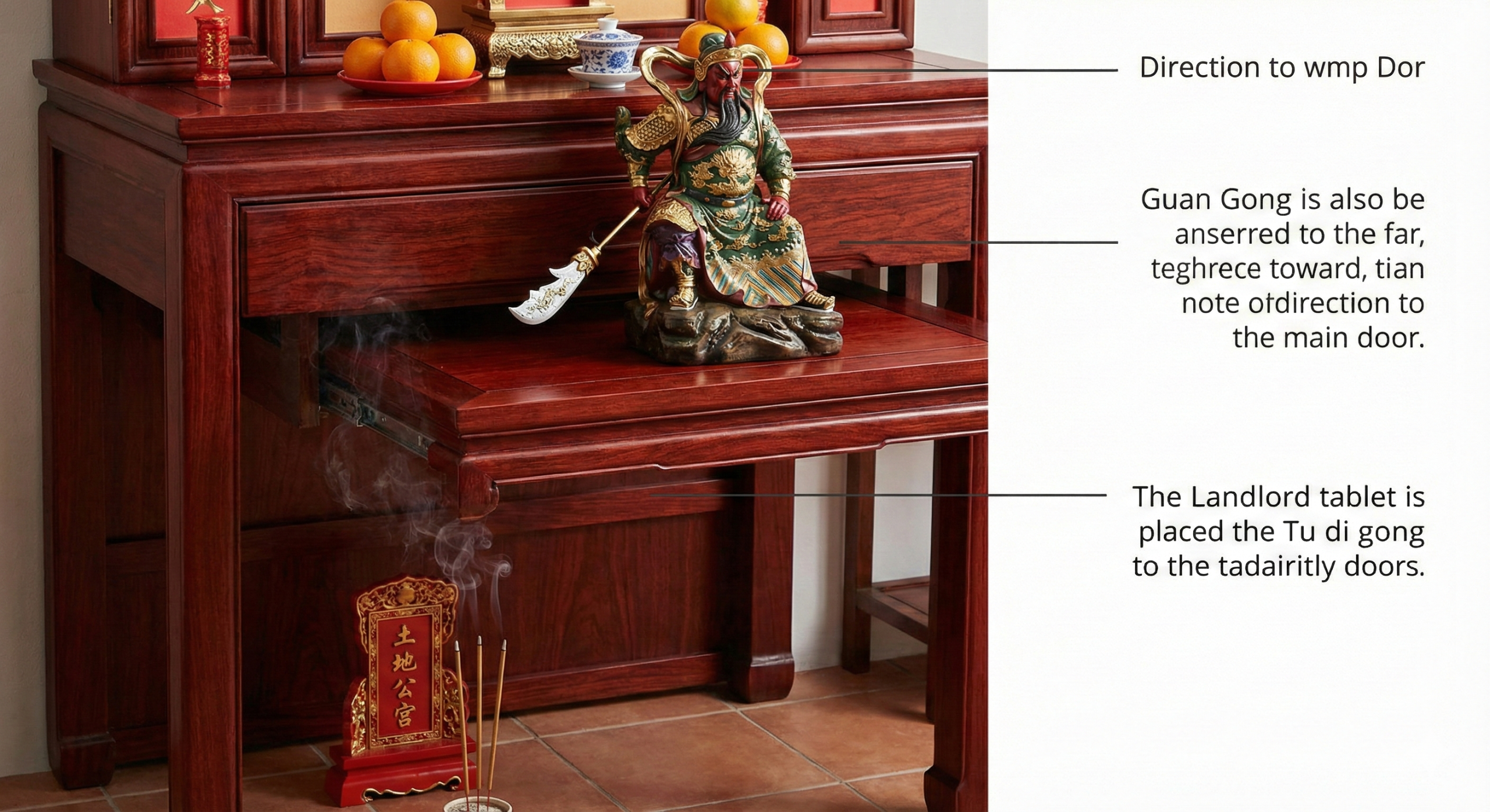 Guan Gong & Landlord Deity Setup