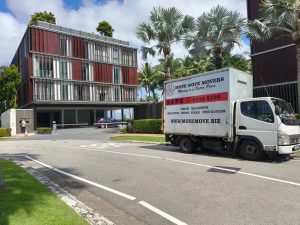Move move movers truck at a singapore residential estate – move move movers Move Move Movers truck at a Singapore residential estate