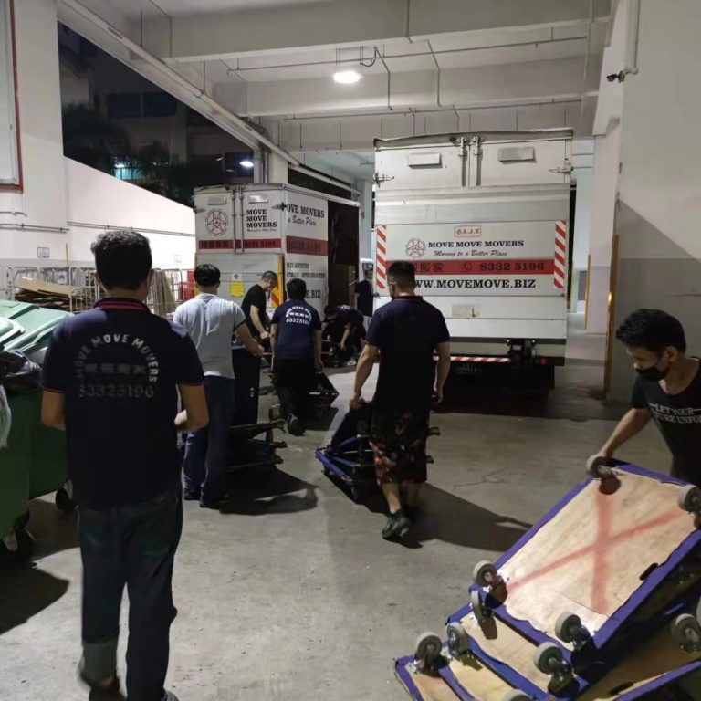 After-hours office disposal loading in Singapore