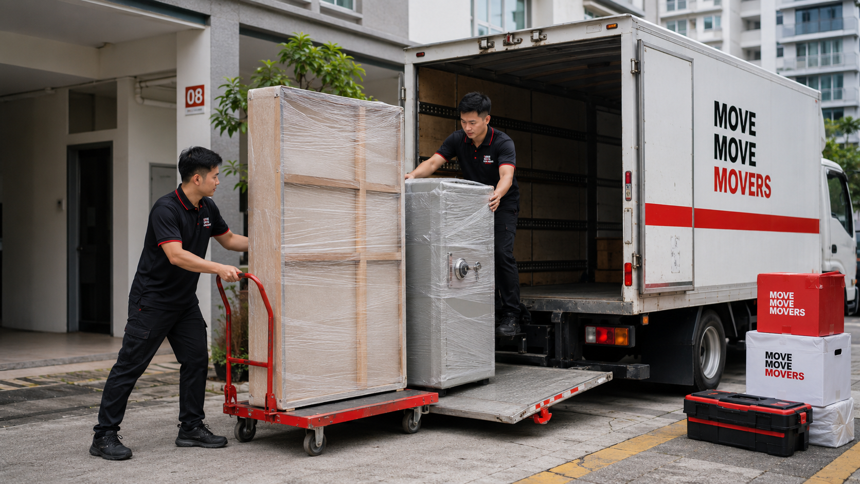 Move Move Movers dismantling and heavy-duty disposal handling quote visual